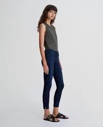 AG JEANS THE SUPER SKINNY LEGGING ANKLE IN CONCORD BLUE