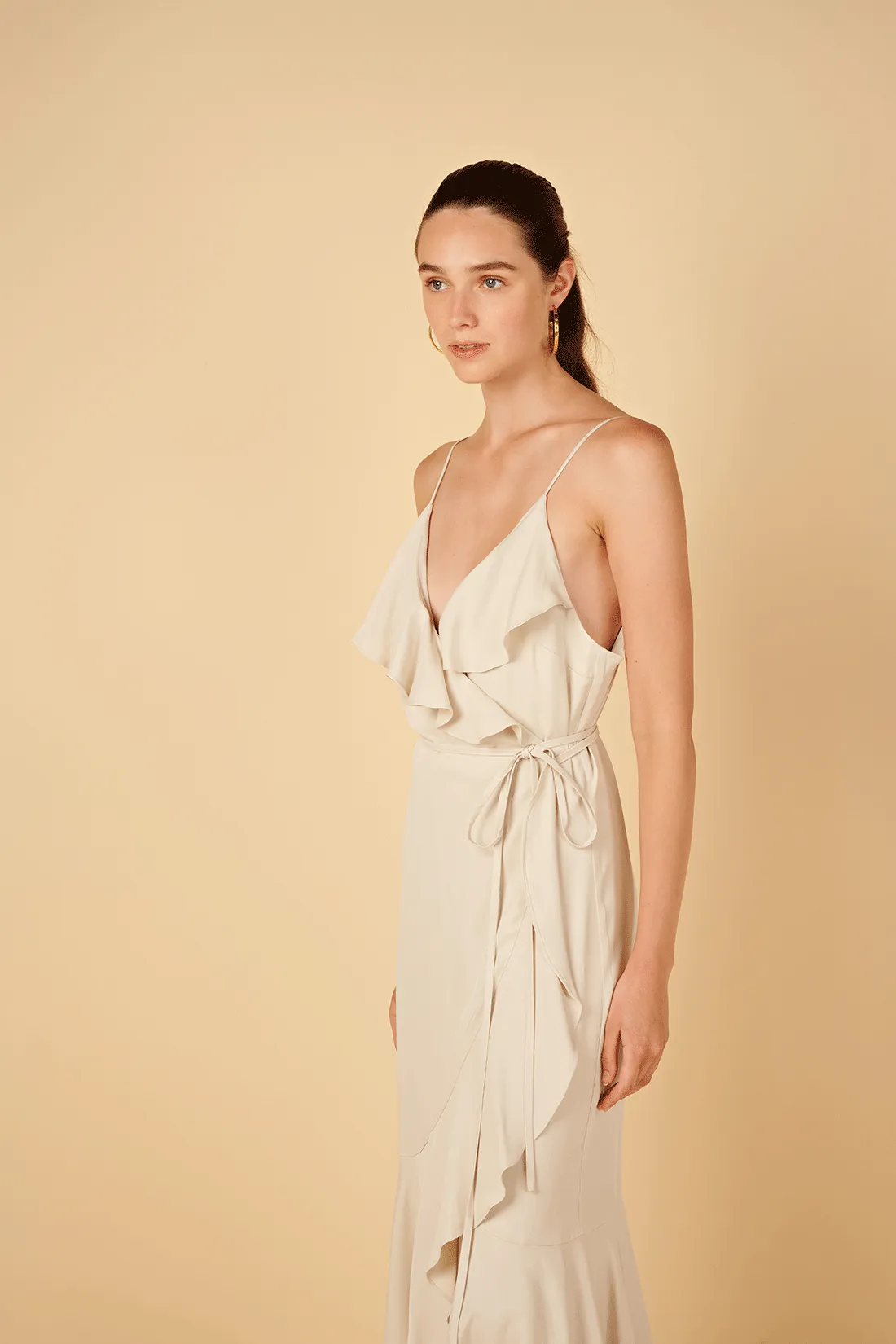 Agnes Long Ruffle Dress