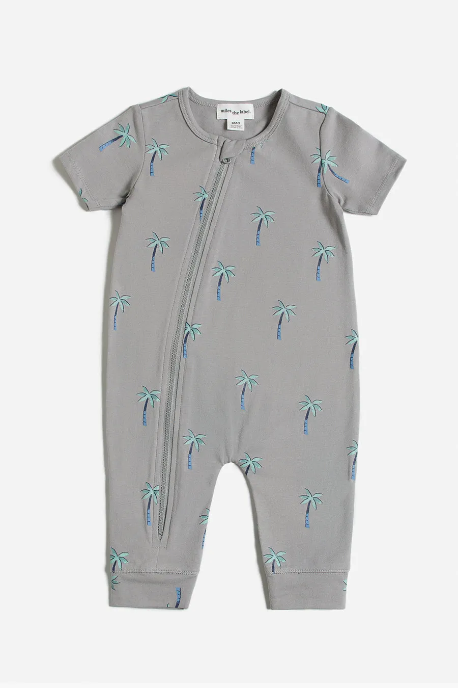 Baby Boy Miles Palm Tree Playsuit