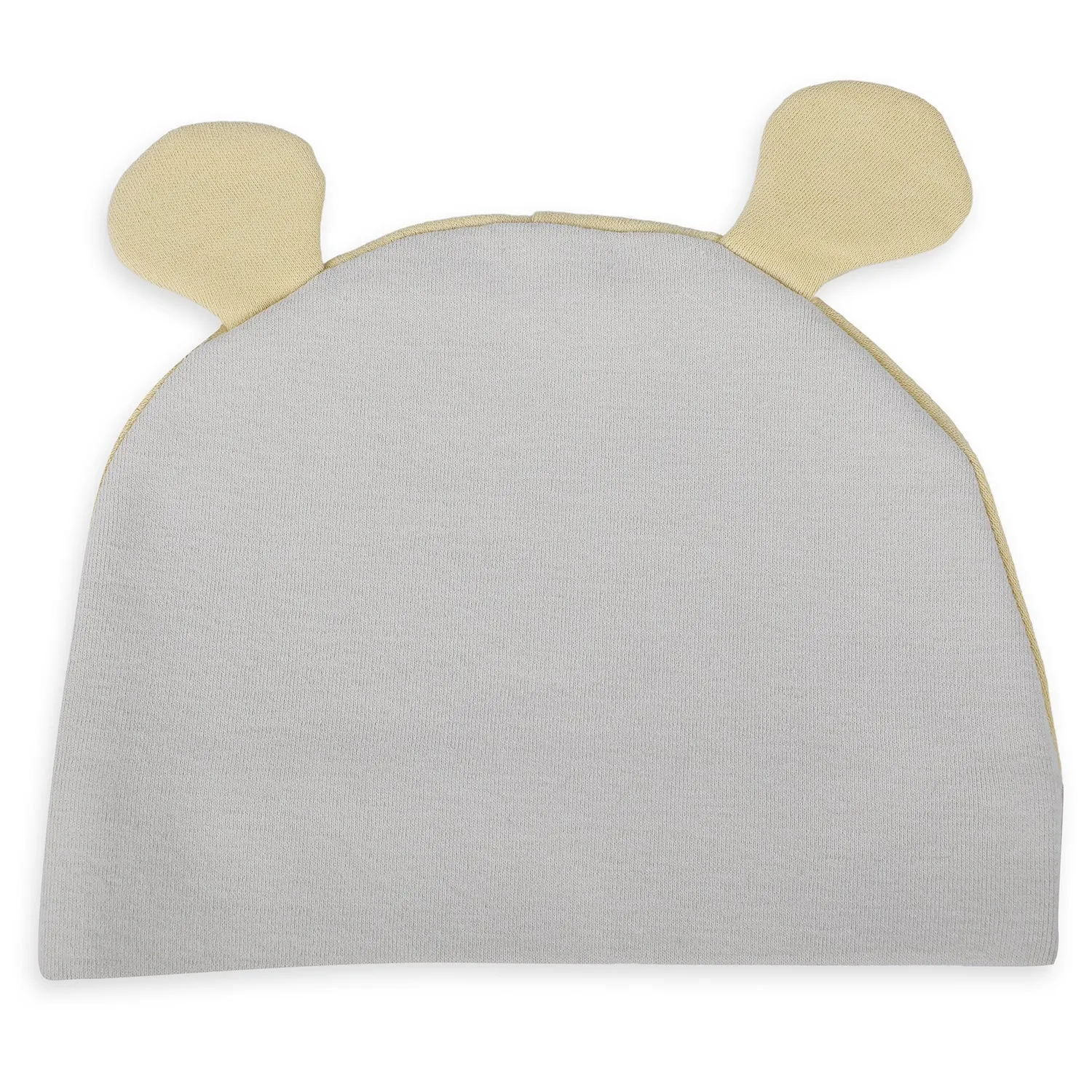 Baby Moo Lazy Snail Organic Soft Cotton Cap - Yellow