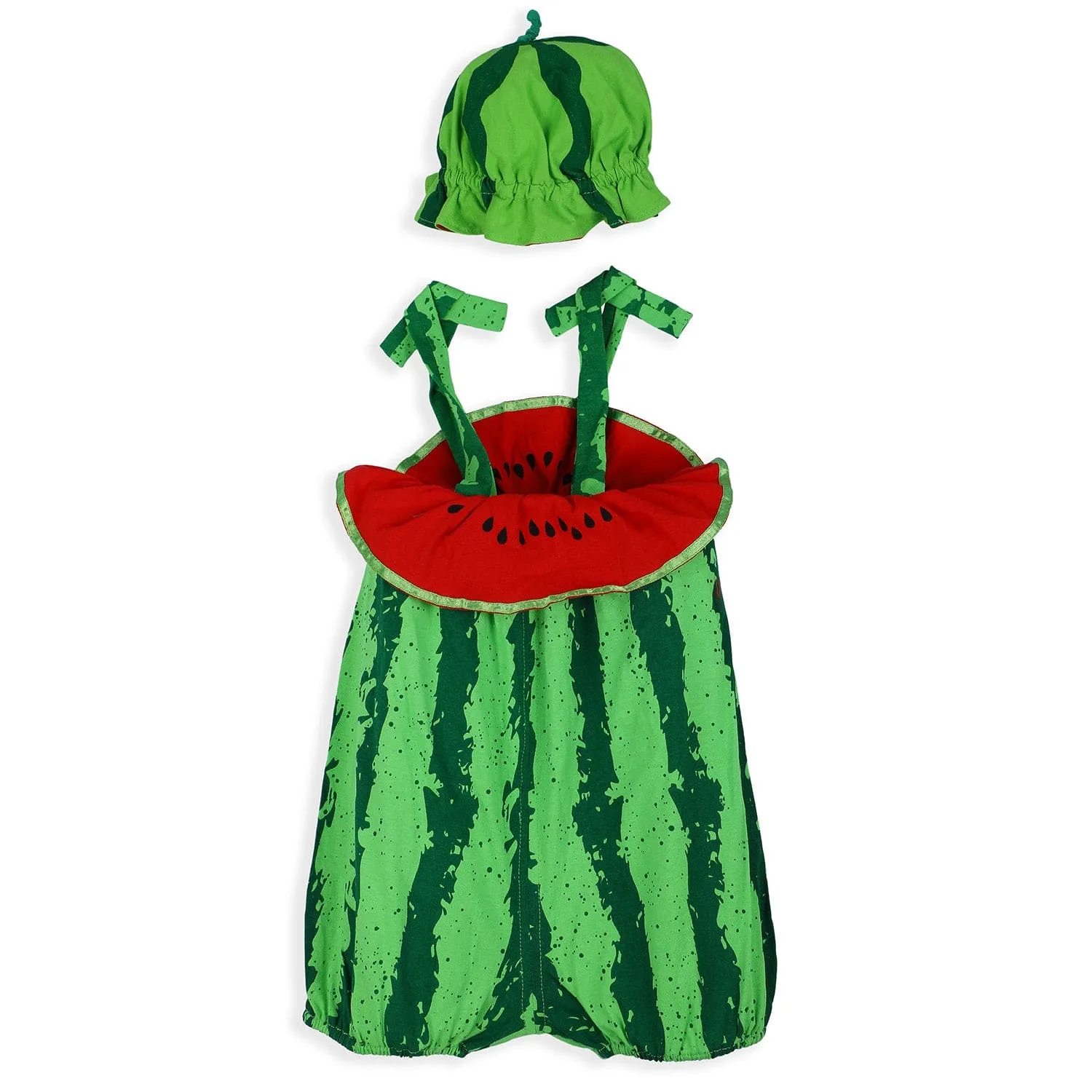 Baby Moo Watermelon Costume Cocomelon Theme Fancy Dress - Green