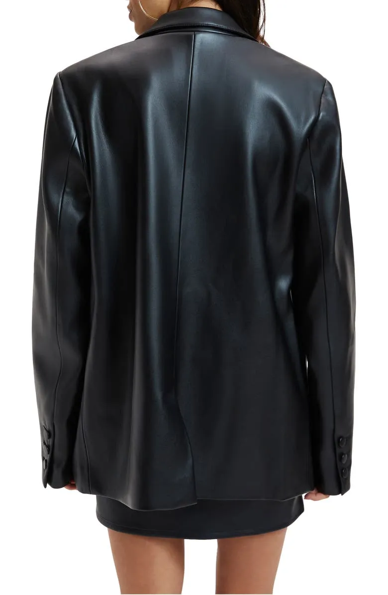 Better Than Leather Faux Leather Blazer