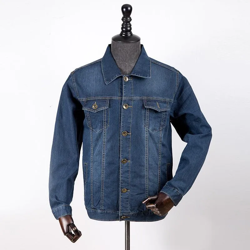 Black Denim Men's Jacket