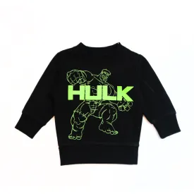 Boy black hulk sweatshirt