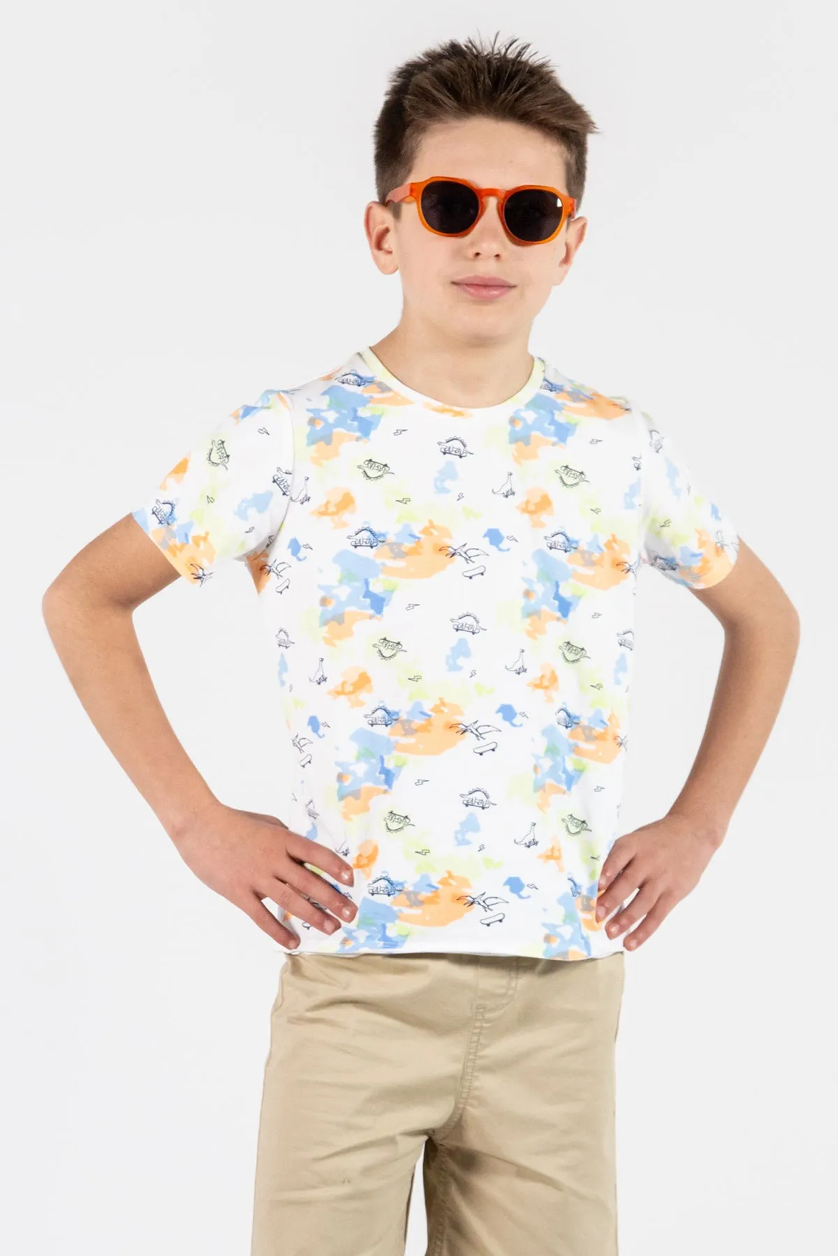 Boys and Baby Boy T-Shirt EGG New York Damian Dino