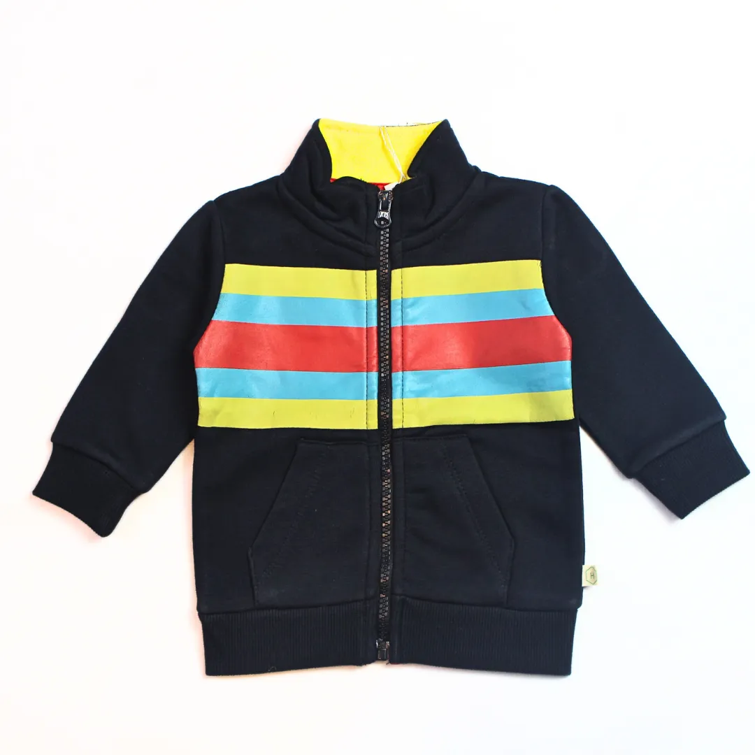 Boys rainbow zipper