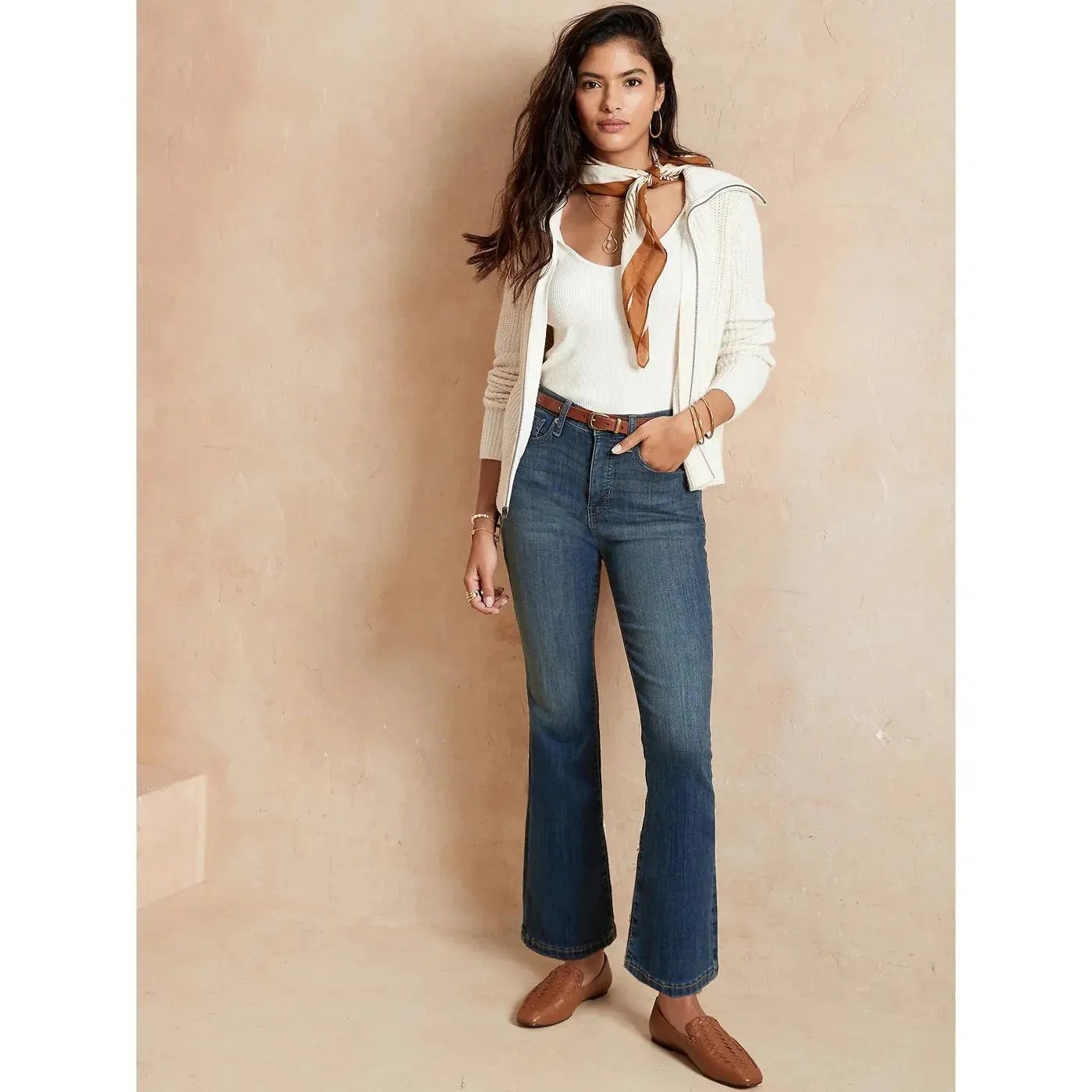 BR High Rise Boot Cut Jeans