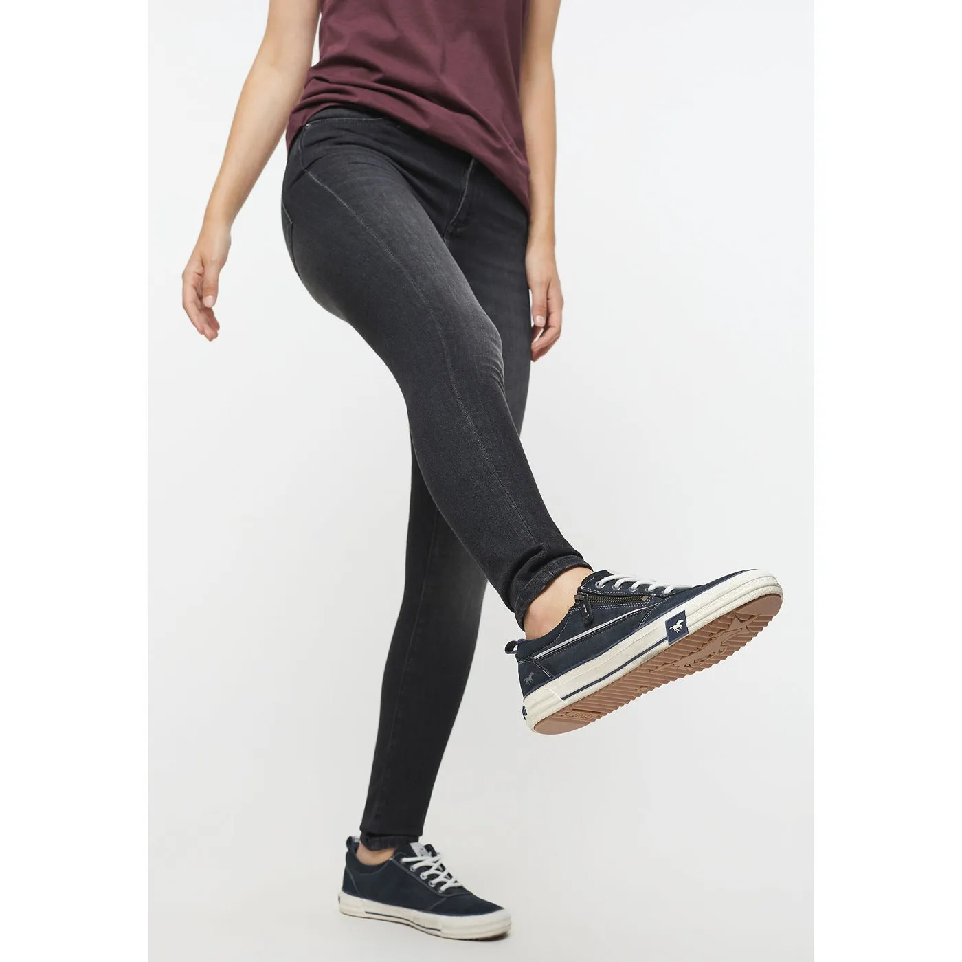 Charcoal Super Skinny High Rise Jeans