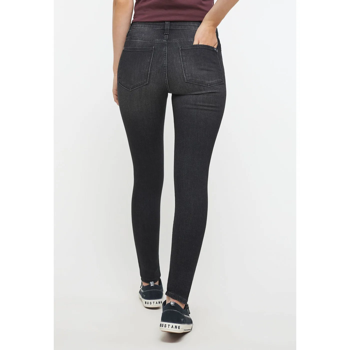 Charcoal Super Skinny High Rise Jeans