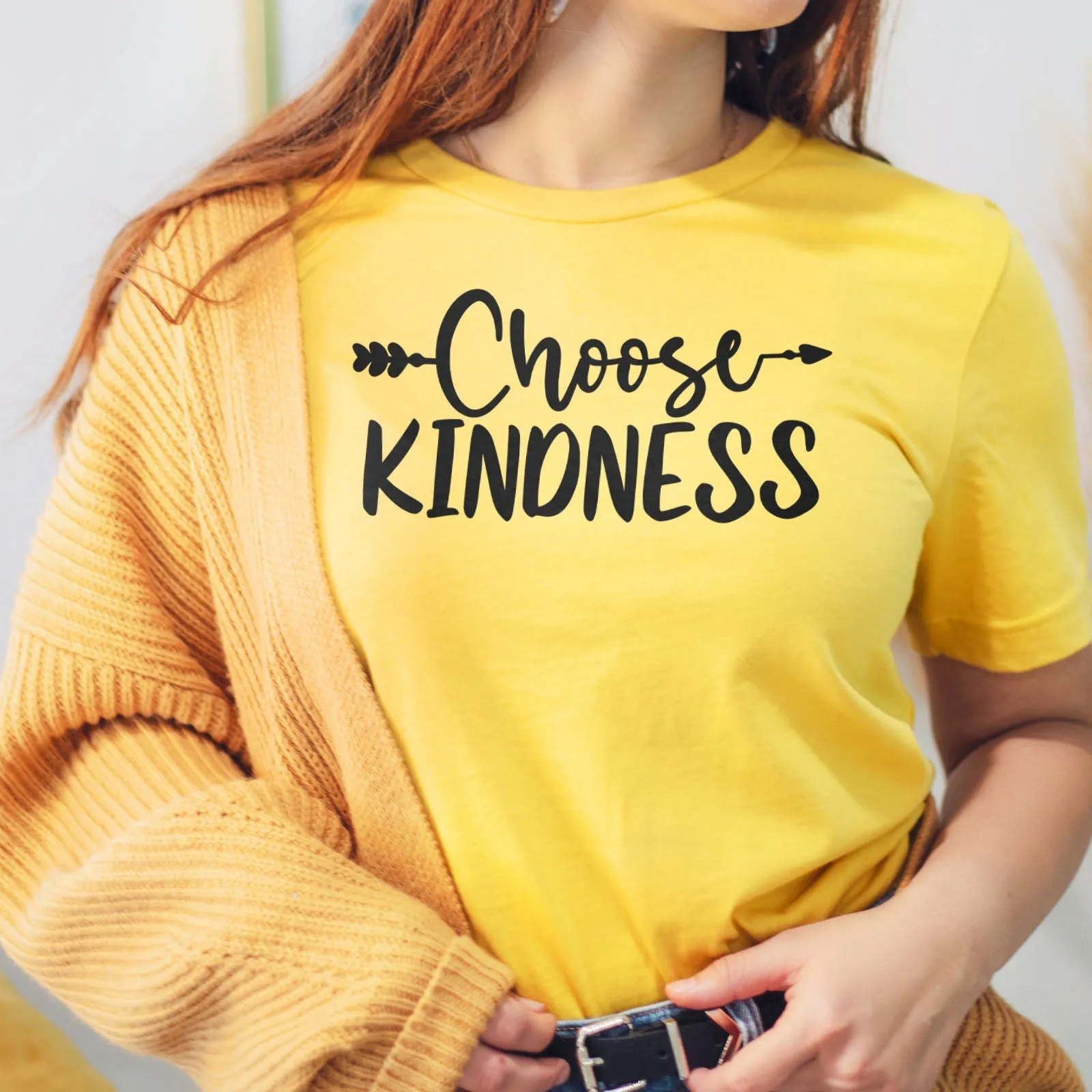 Choose Kindness Tee Shirts For Women - Christian Shirts for Women - Religious Tee Shirts