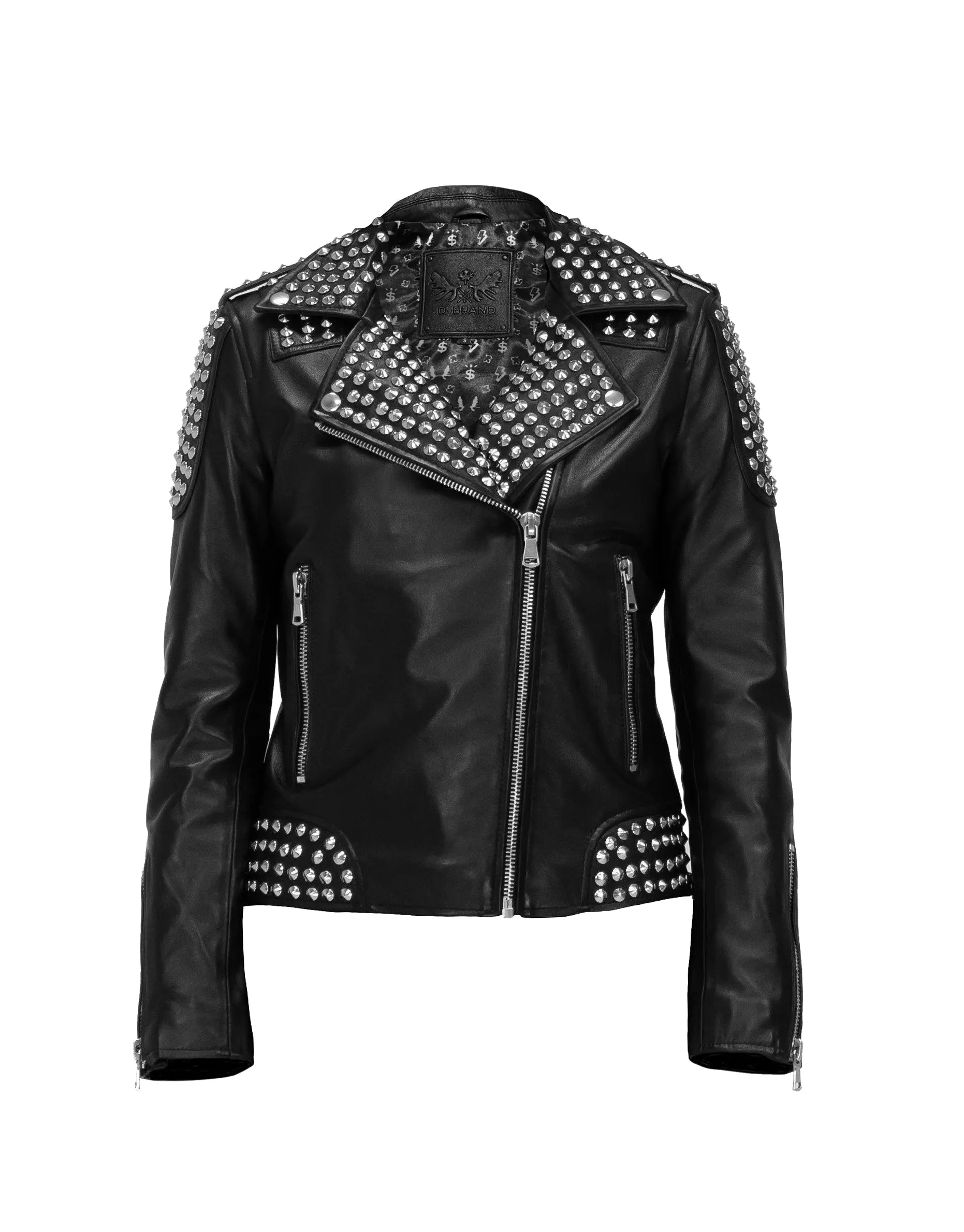 CRYSTAL Biker Studs | Rouge