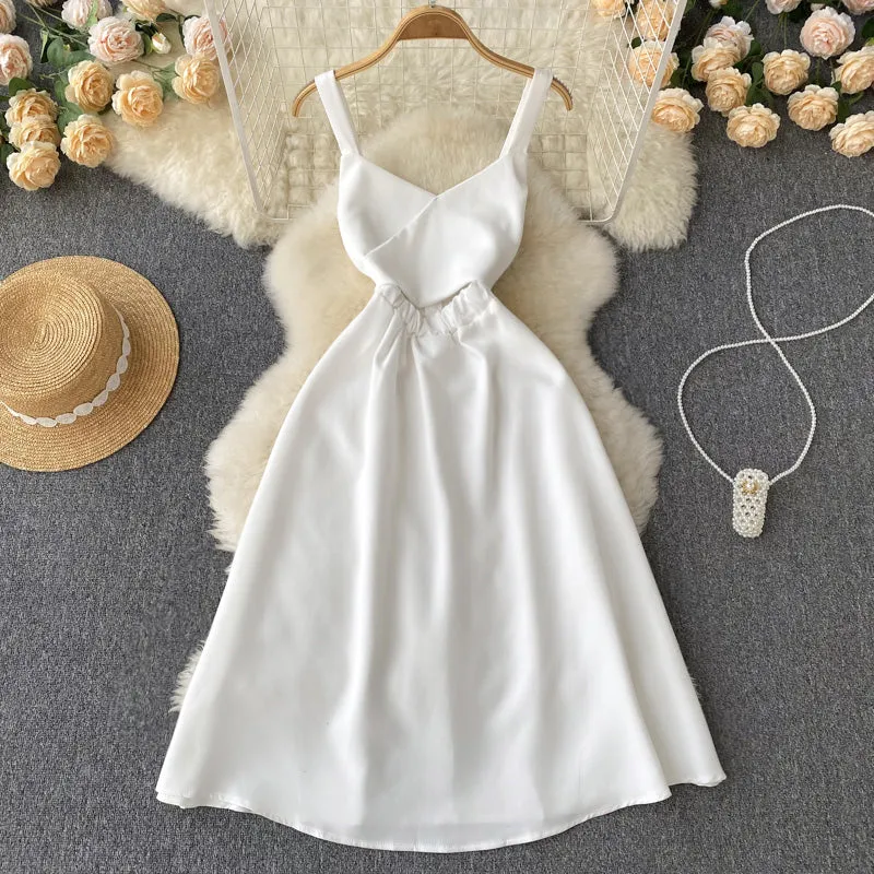 Cute A line short dress fashion dress     S358