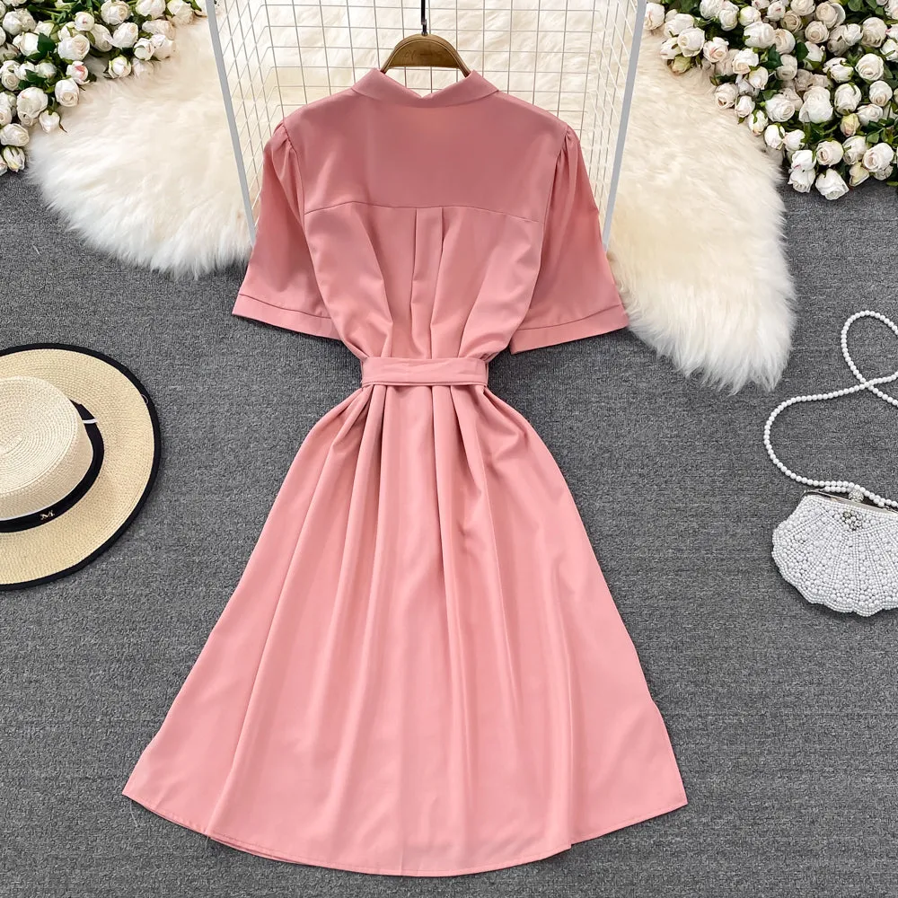 Cute chiffon short dress A line fashion dress     S440