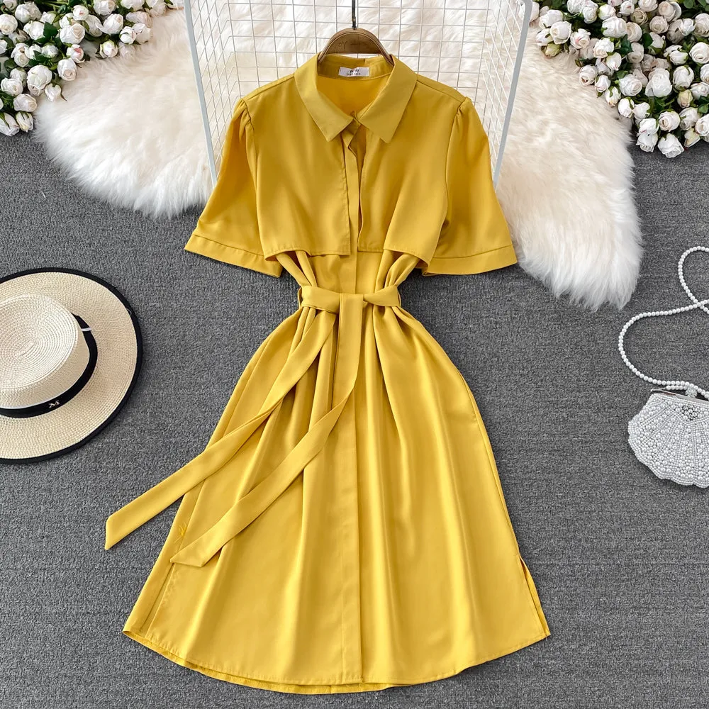 Cute chiffon short dress A line fashion dress     S440