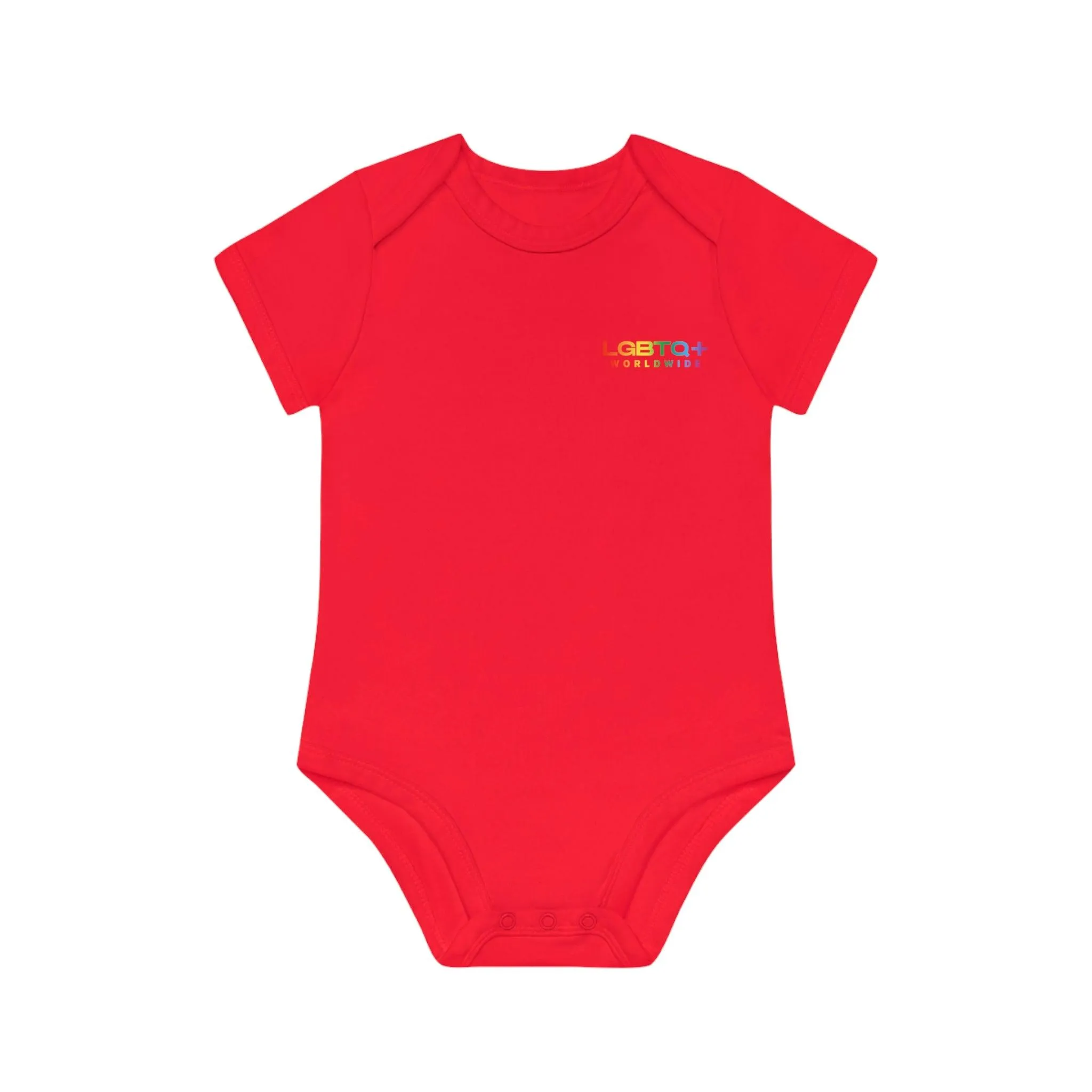 ,,FLAMINGO" Baby Organic Short Sleeve Bodysuit