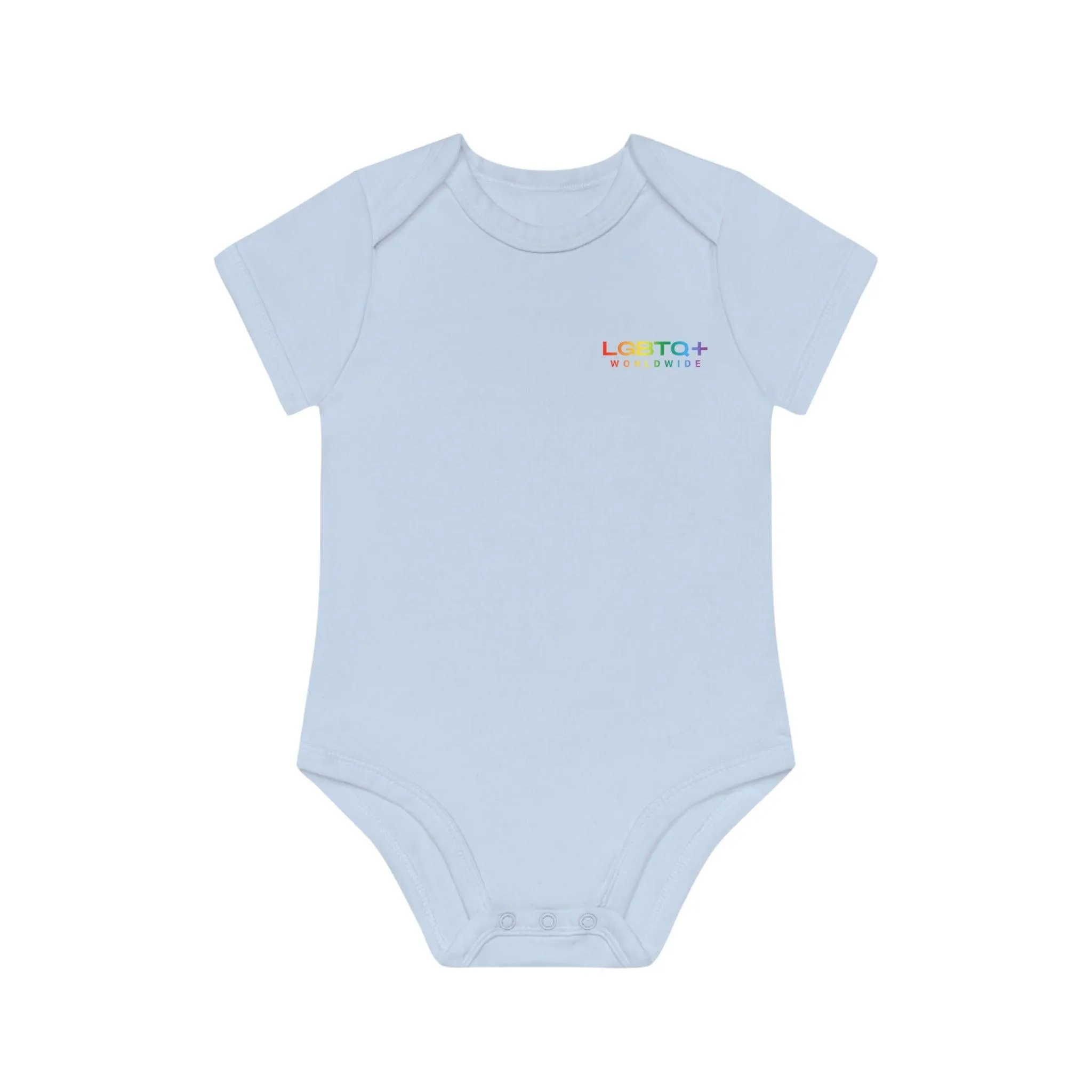 ,,FLAMINGO" Baby Organic Short Sleeve Bodysuit