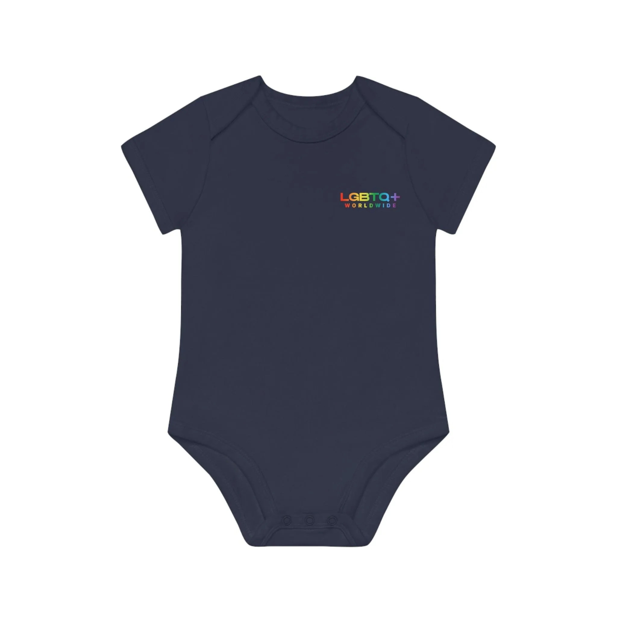 ,,FLAMINGO" Baby Organic Short Sleeve Bodysuit