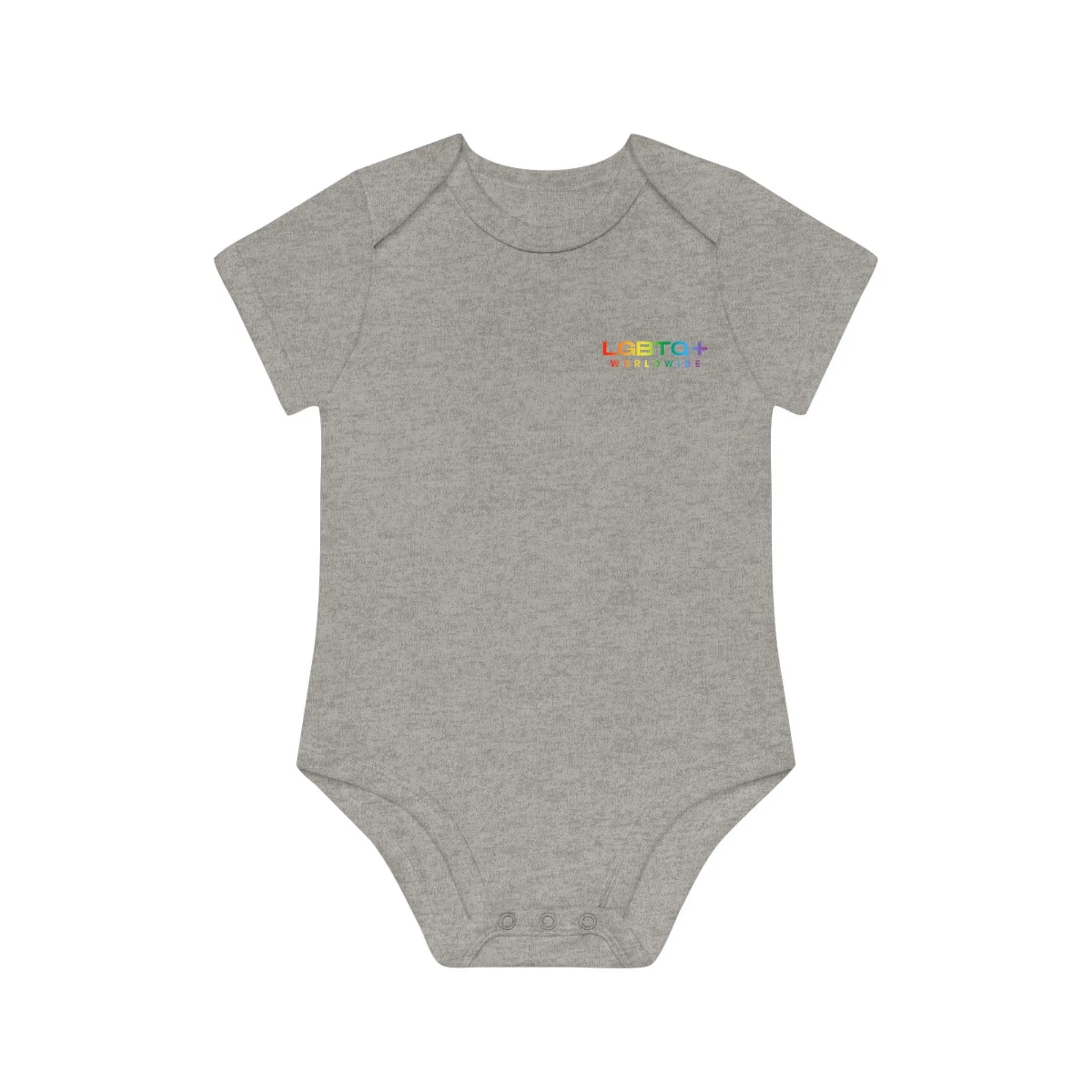 ,,FLAMINGO" Baby Organic Short Sleeve Bodysuit