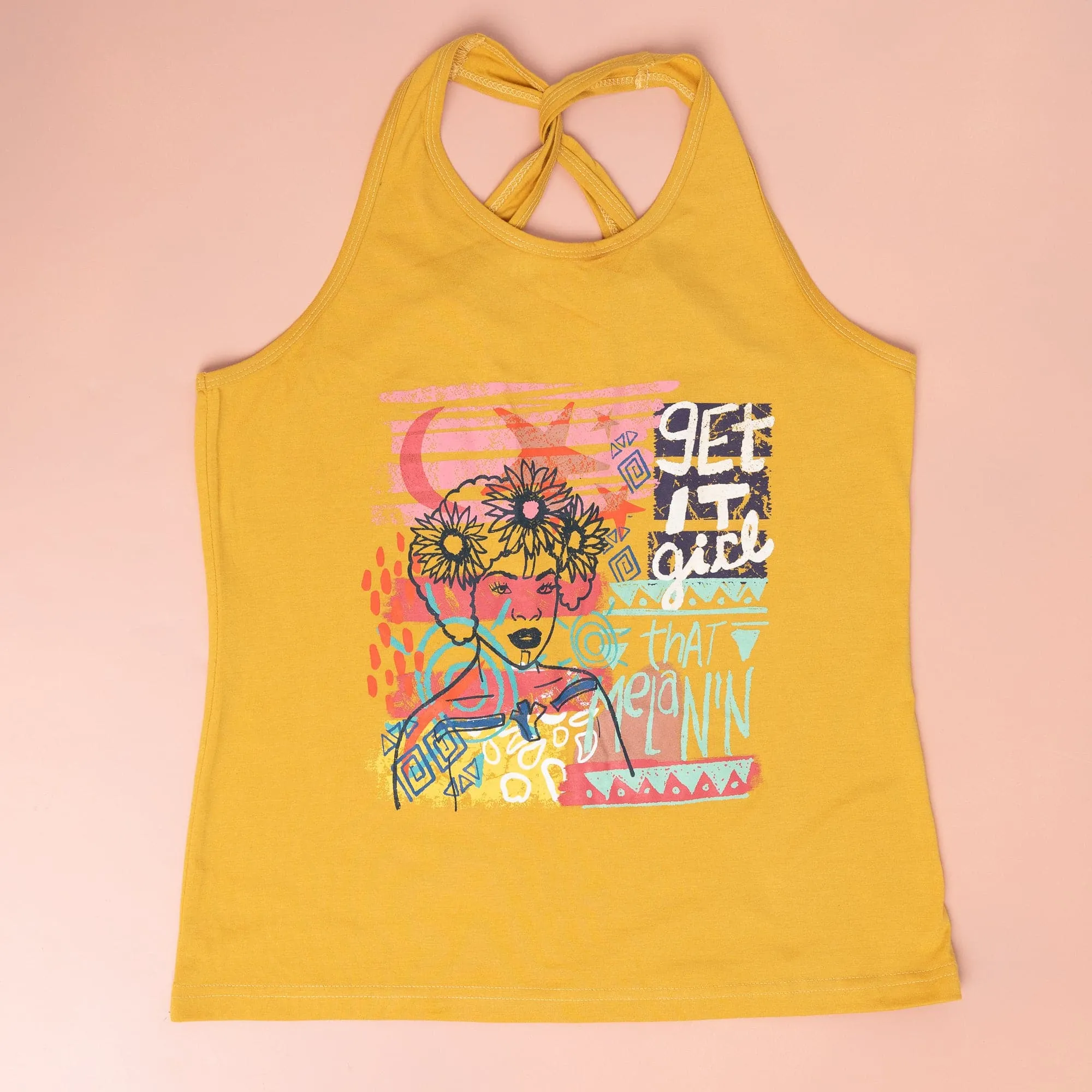 Get It Girl Twist Back Tank (Youth & Adult)