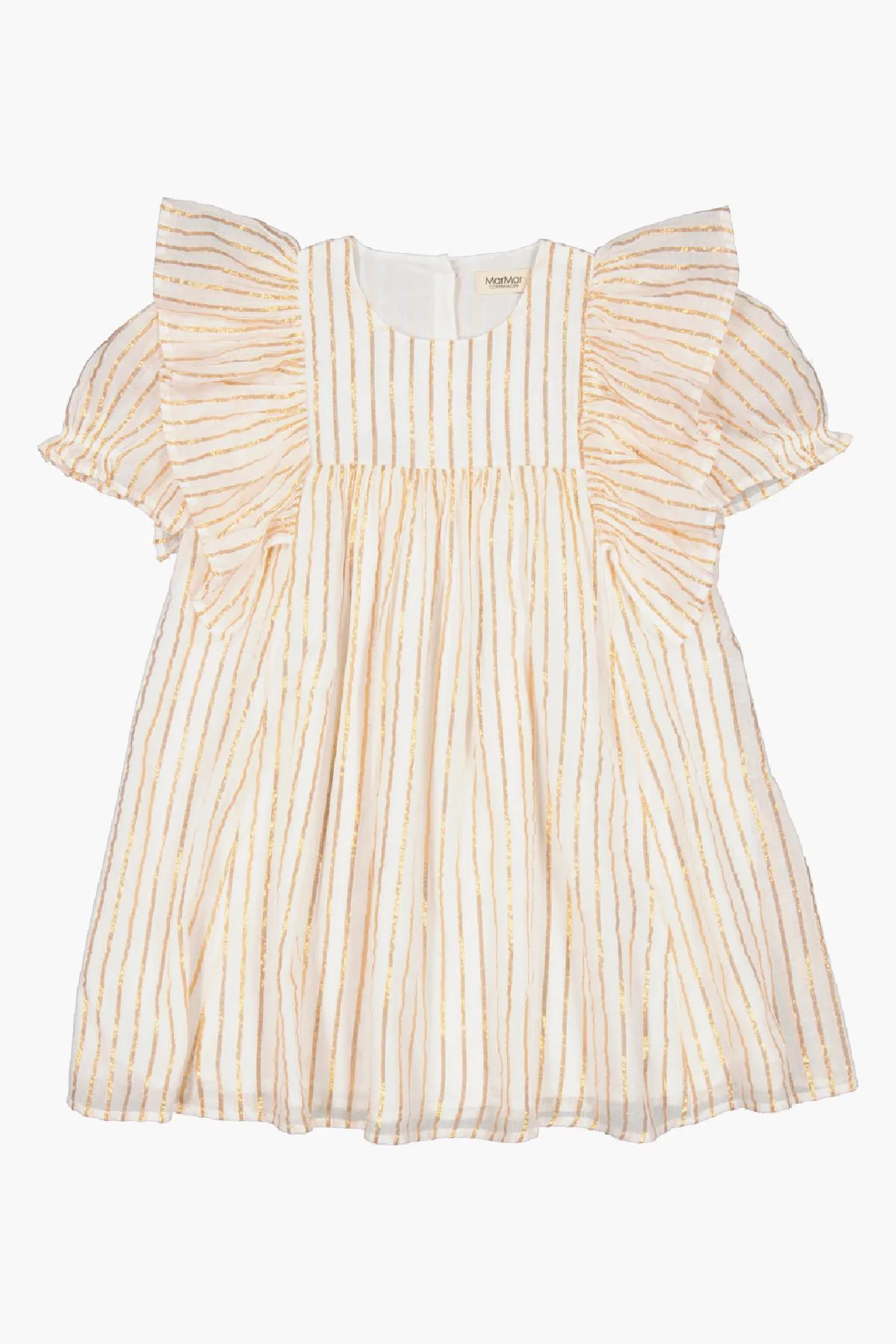 Girls Dress MarMar Copenhagen Dailyn Gold Stripes