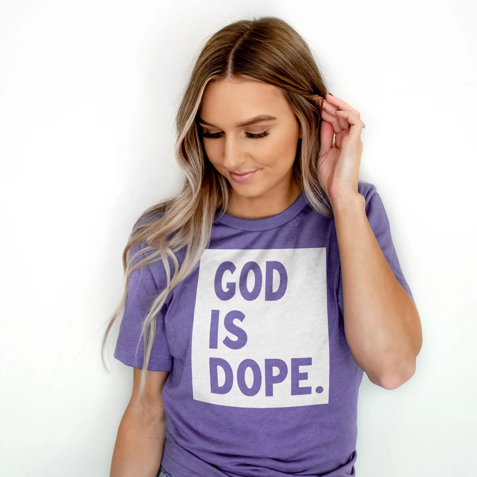 God is Dope Tee Shirts For Women - Christian Shirts for Women - Religious Tee Shirts