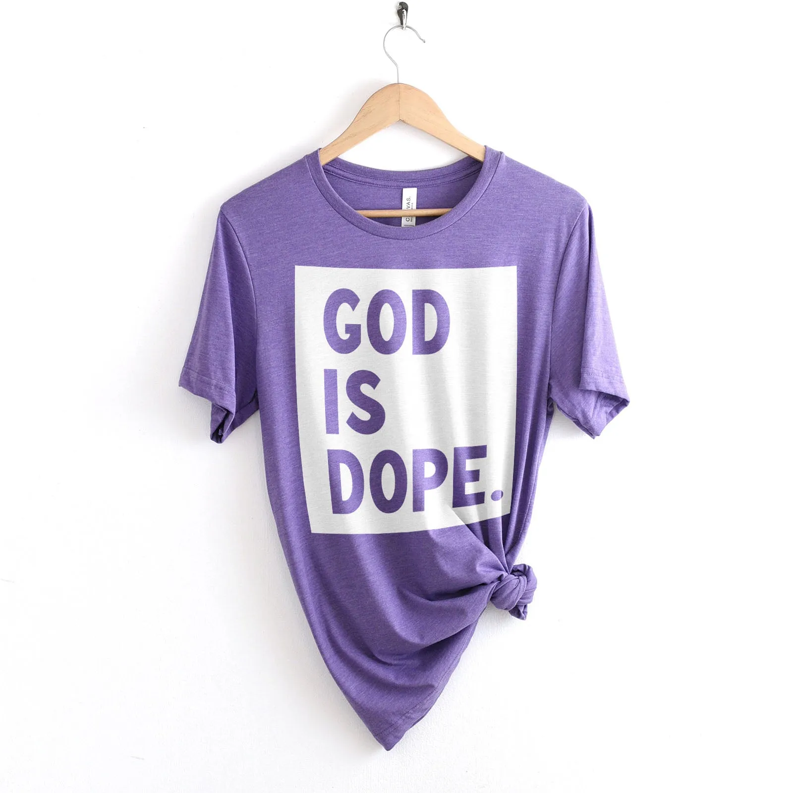 God is Dope Tee Shirts For Women - Christian Shirts for Women - Religious Tee Shirts