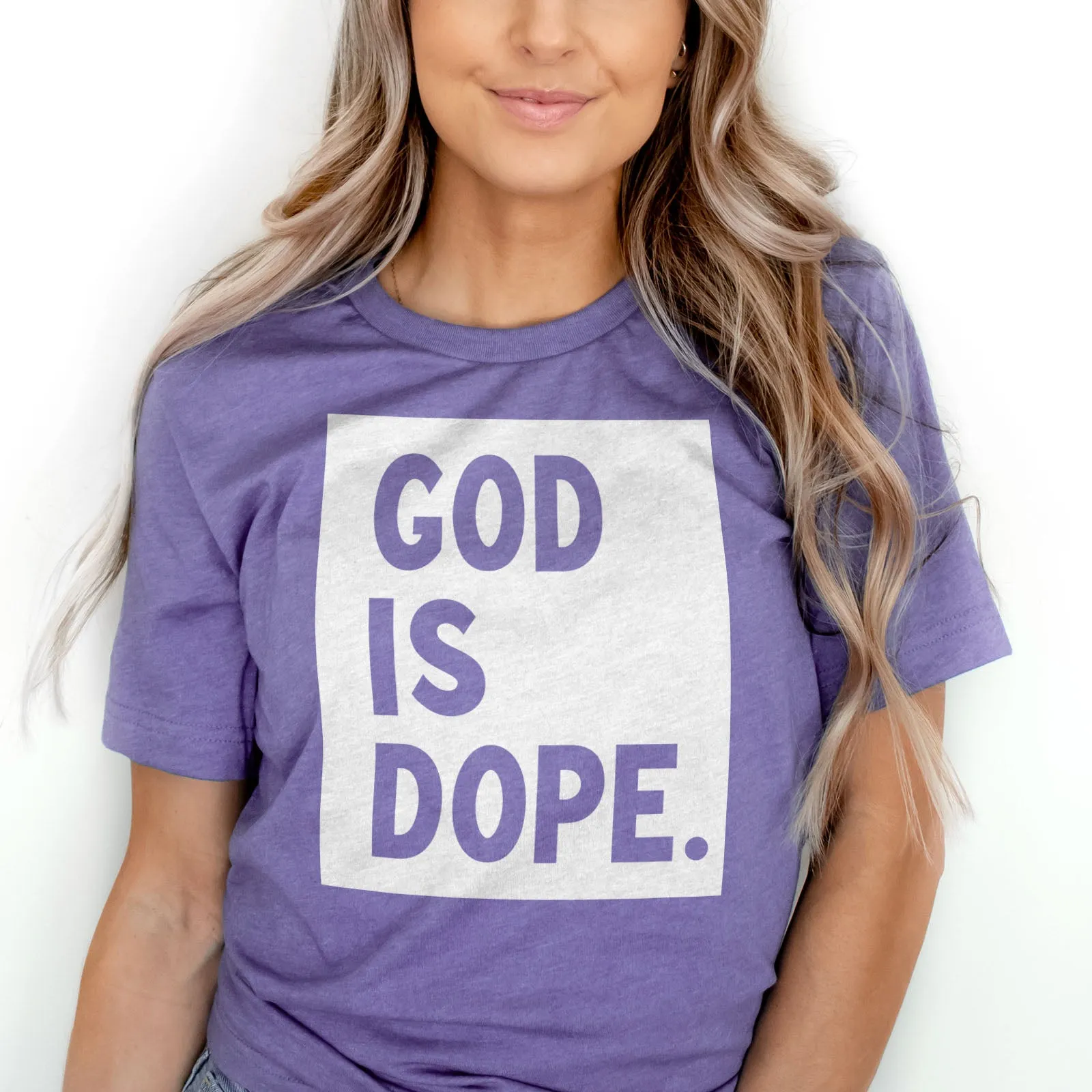 God is Dope Tee Shirts For Women - Christian Shirts for Women - Religious Tee Shirts