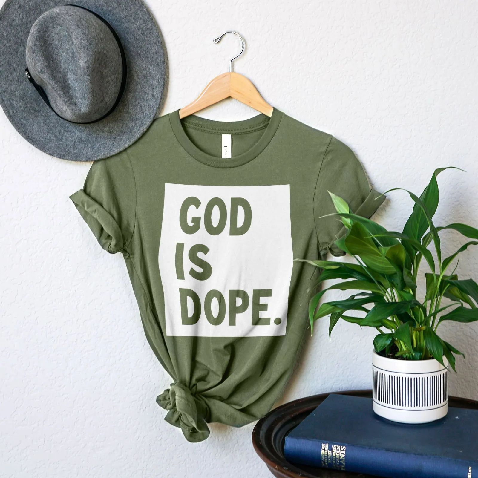 God is Dope Tee Shirts For Women - Christian Shirts for Women - Religious Tee Shirts