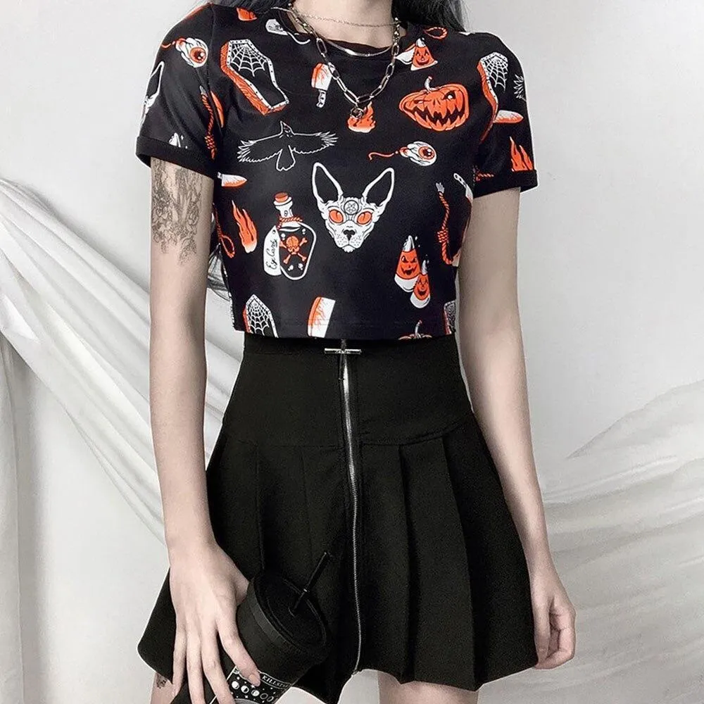 Halloween Print Shirt