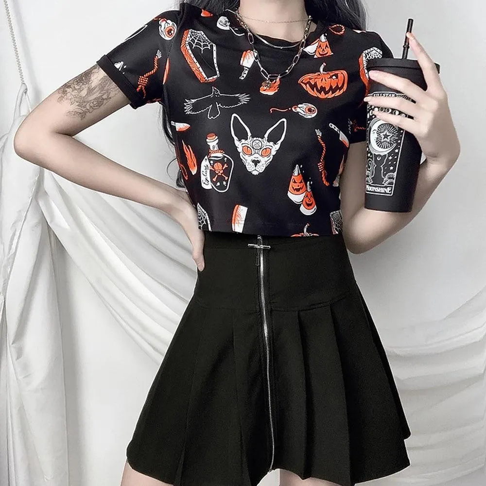 Halloween Print Shirt