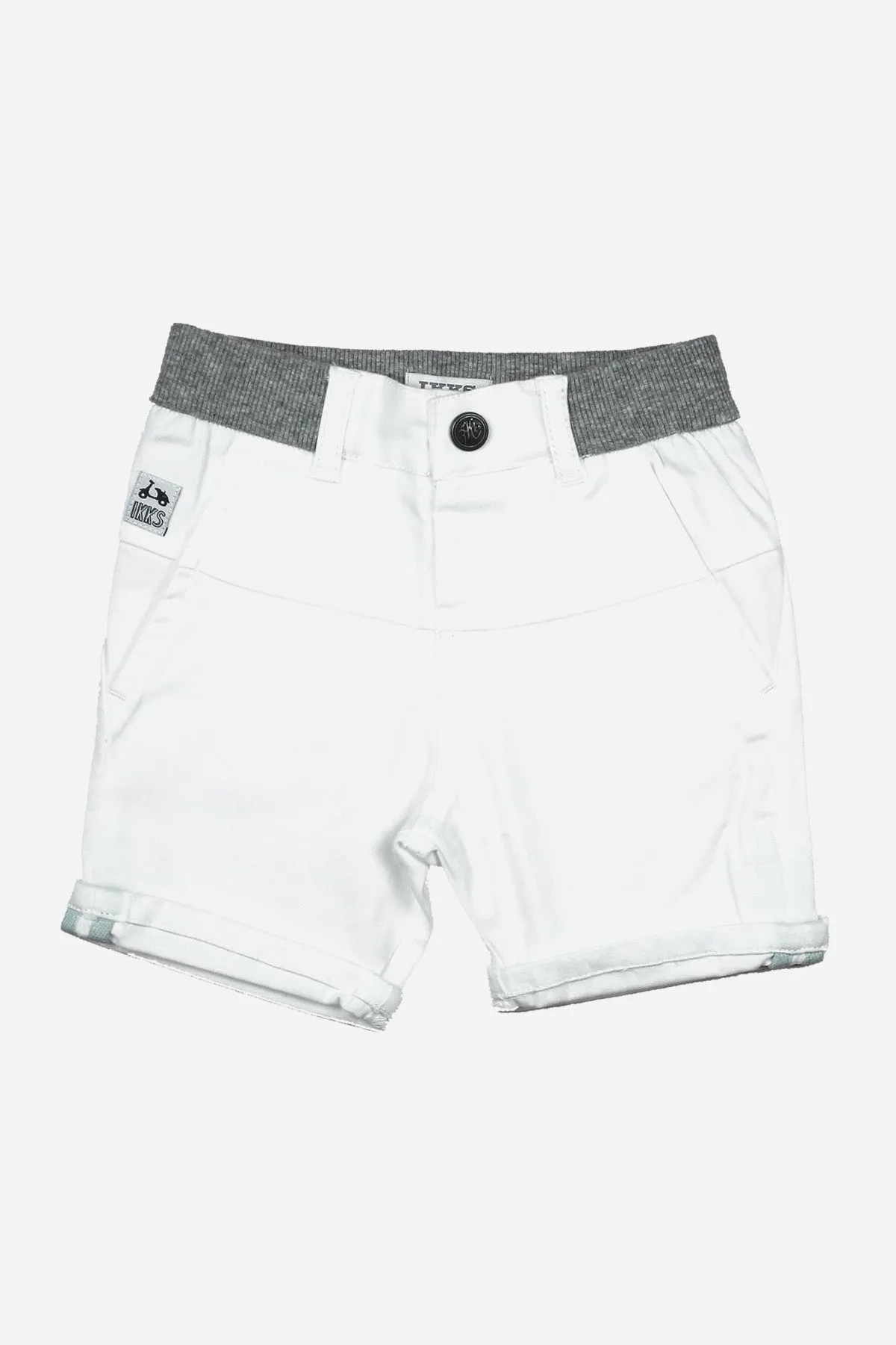 IKKS Tennis White Baby Boys Shorts (Size 6M left)