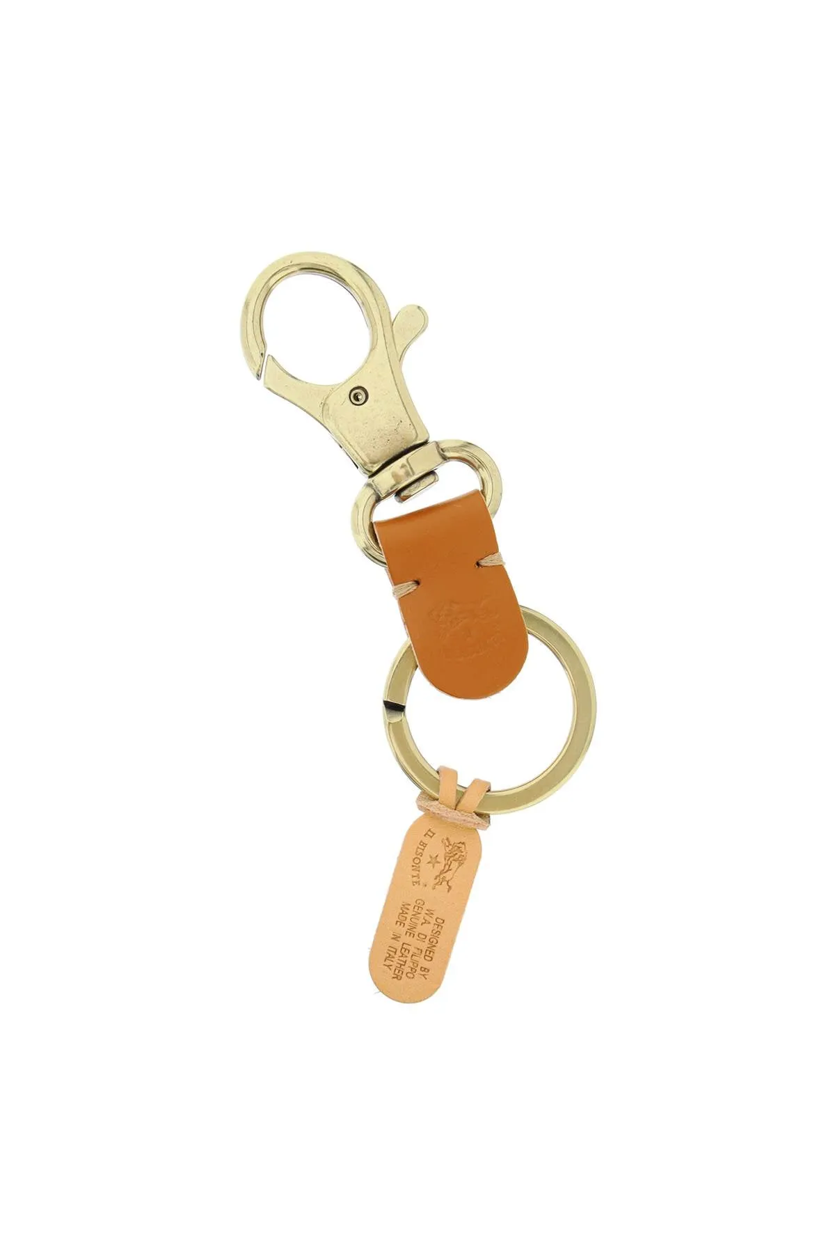 Il bisonte key ring with clasp