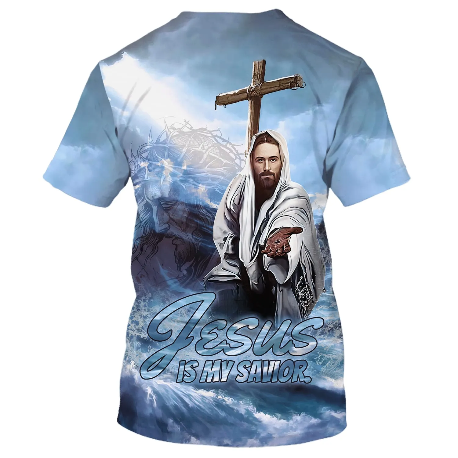 Jesus Give Me Hand Shirts - Jesus Is My Savior 3D All Over Printed Shirt for Men and Women