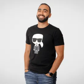 Karl Tshirt (Unisex) - Black