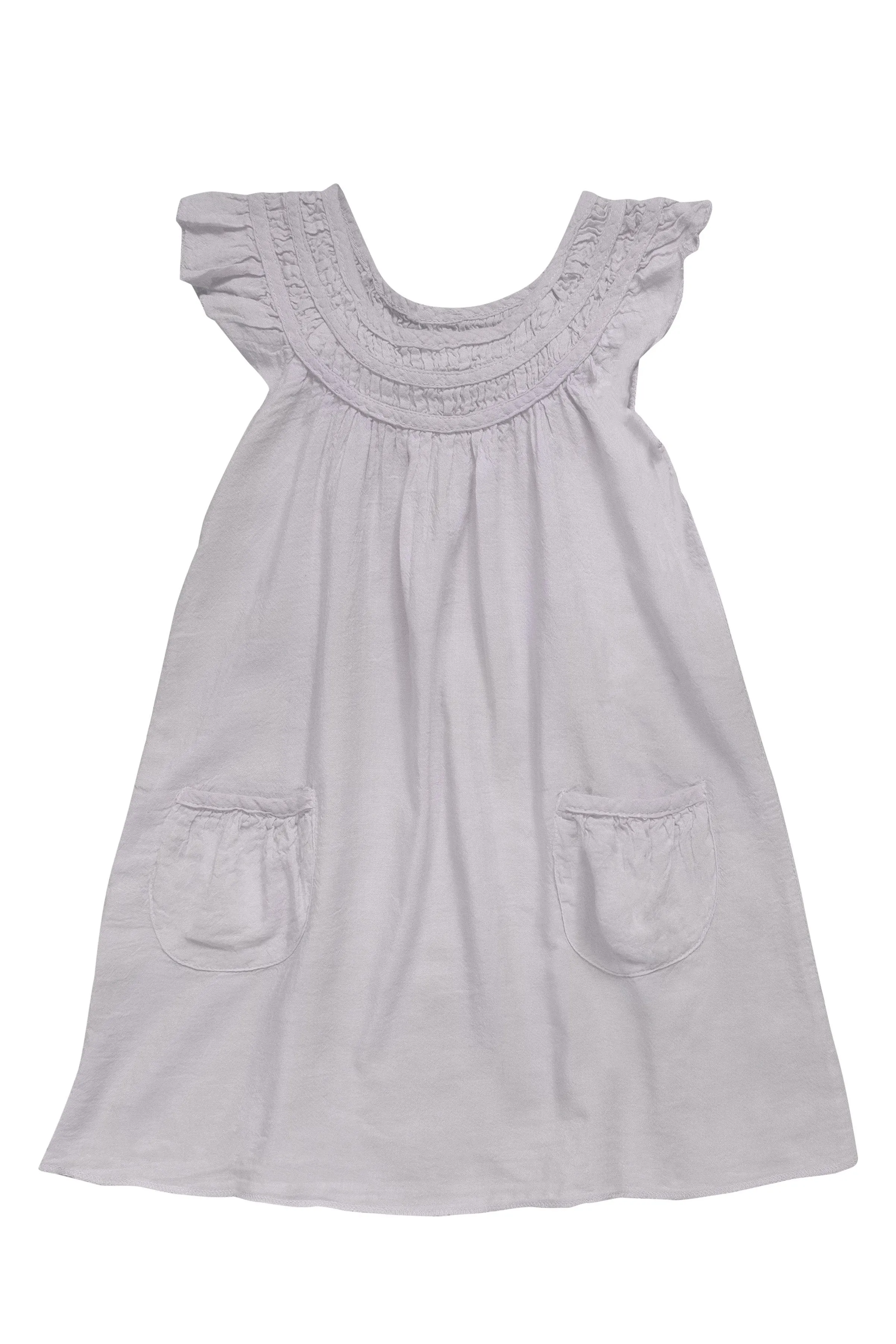 Kids Girl Mini short dress with front pocket