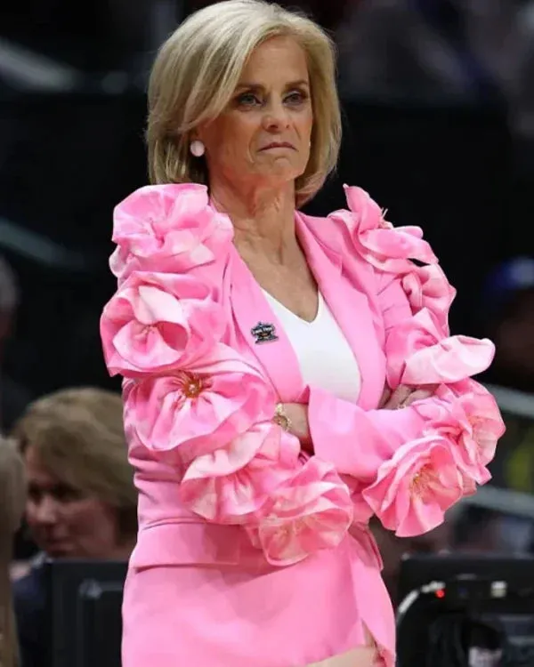 Kim Mulkey Pink Jacket