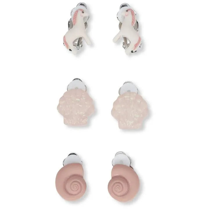 Konges Sløjd 3 Pack Ear Clips Unicorn