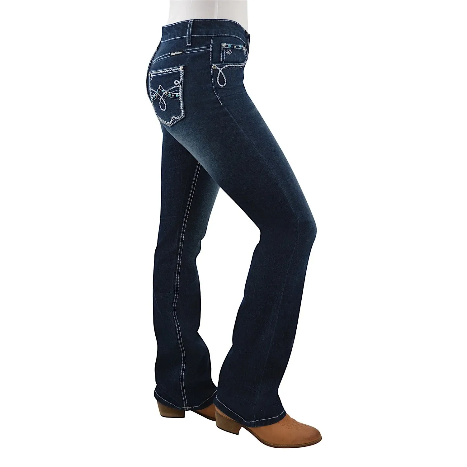 Ladies Pure Western Rhian Bootcut Jean - 34" Leg - PCP2208573