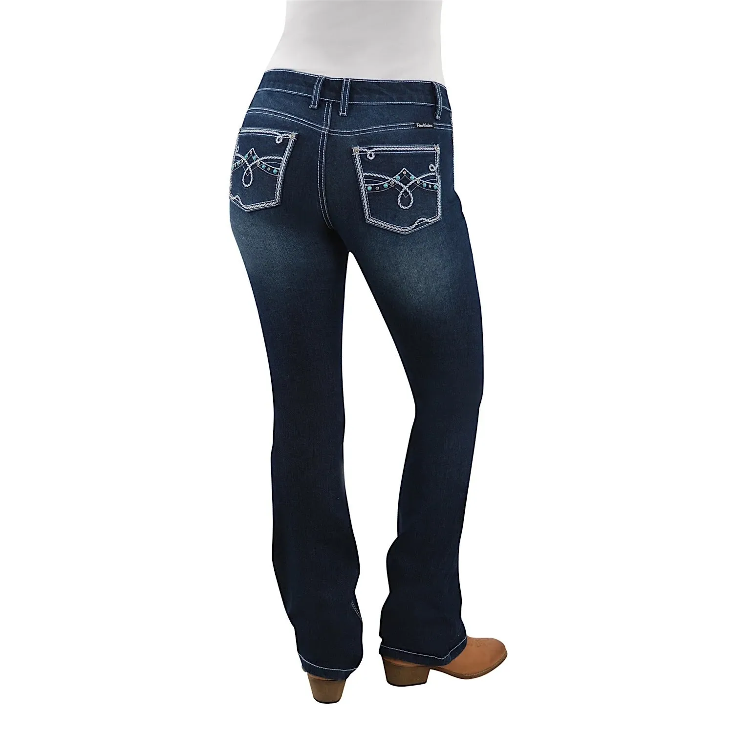 Ladies Pure Western Rhian Bootcut Jean - 34" Leg - PCP2208573