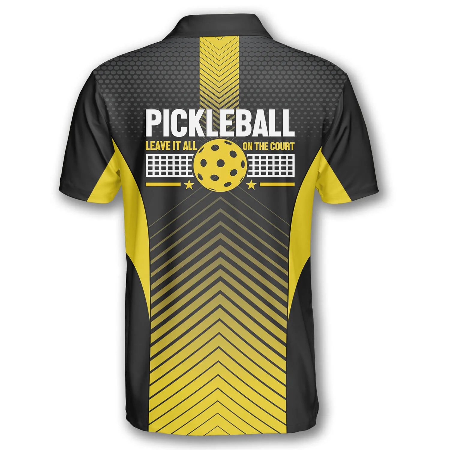 Leave It All On The Court Custom Pickleball Shirts for Men