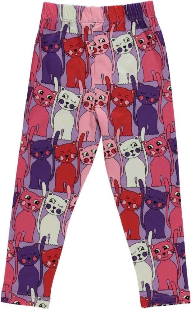 Leggings with cats