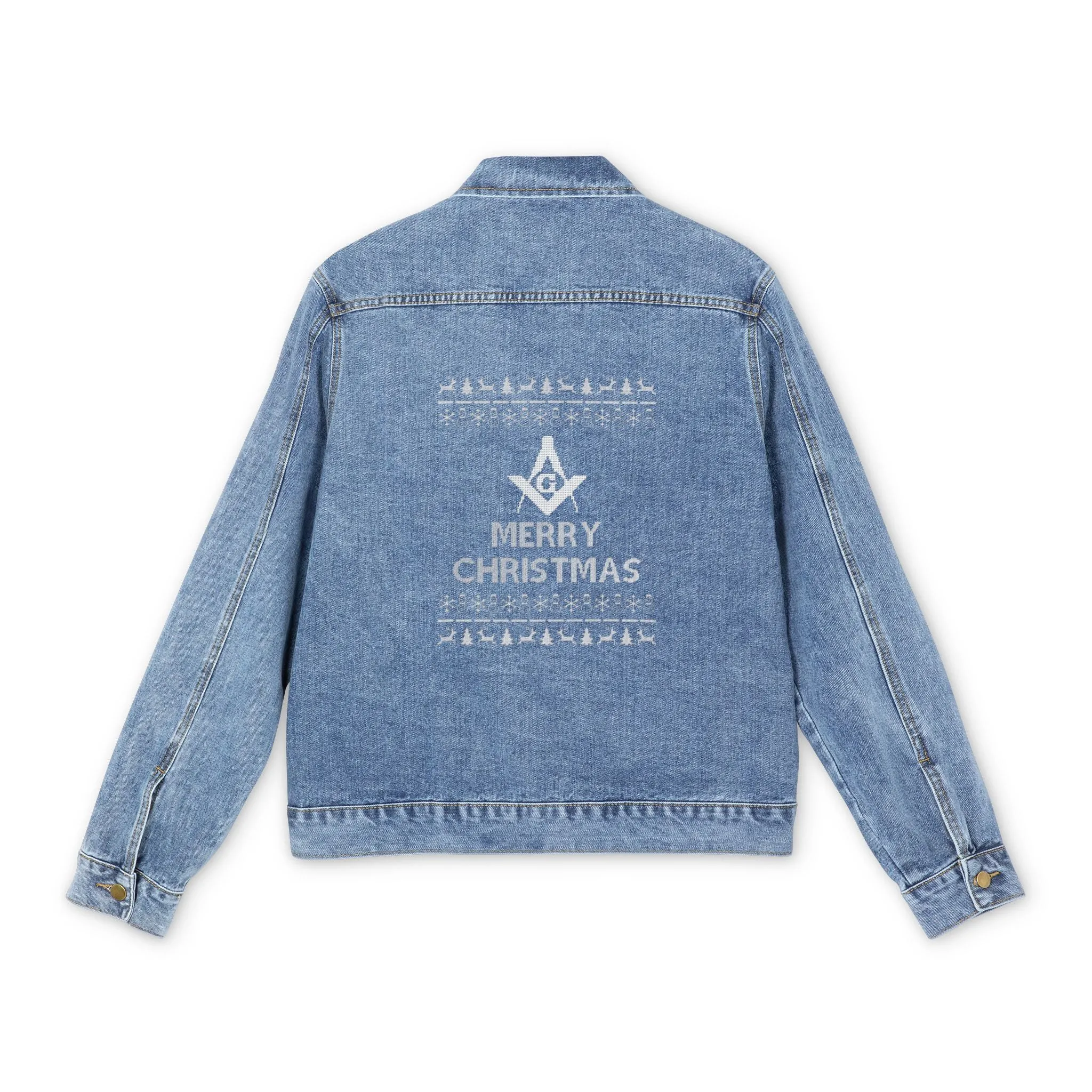 Master Mason Blue Lodge Jacket - Merry Christmas Square and Compass G