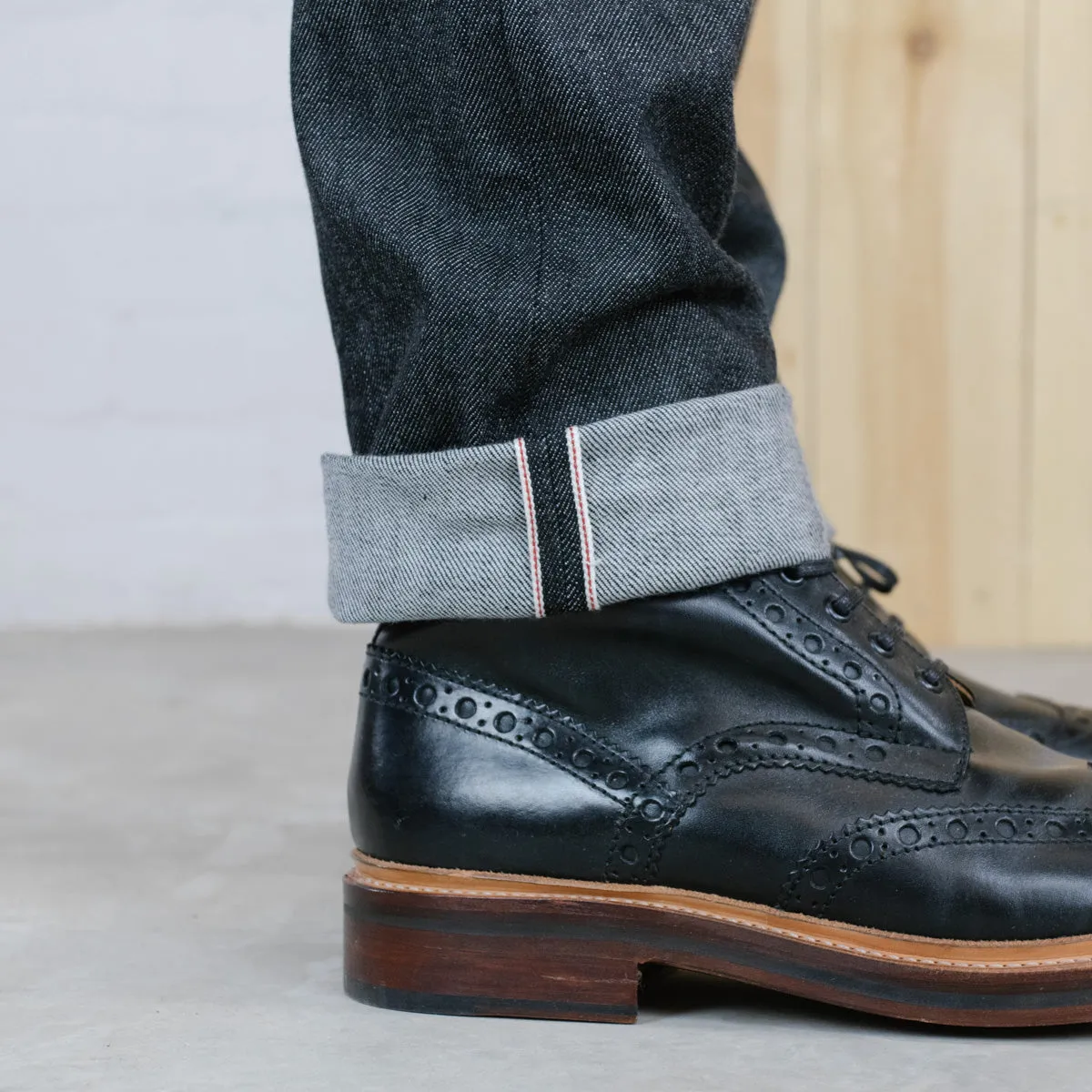 Men - Japanese Black Lightweight Stretch Selvedge.