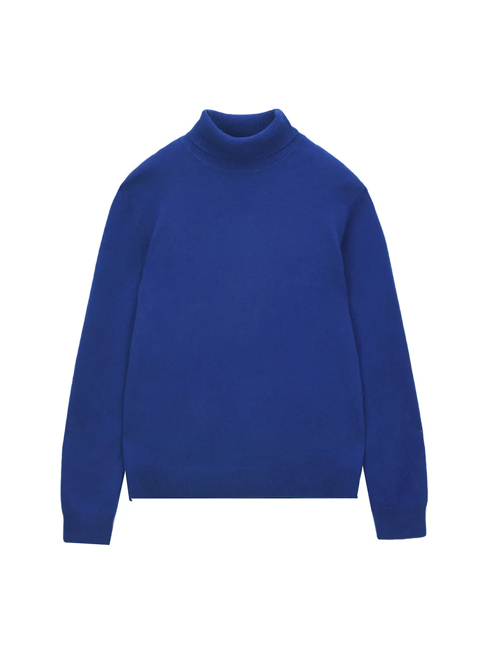 Men Turtleneck Sweater_Royal Blue