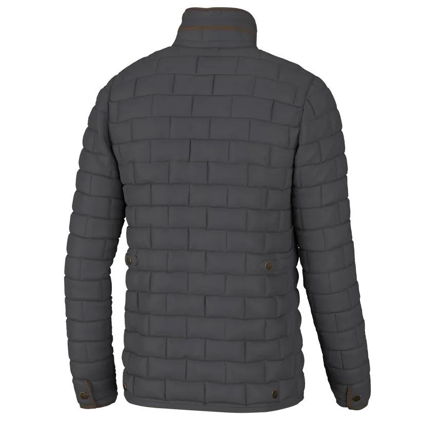 MEN'S BRICK QUILTED JACKET