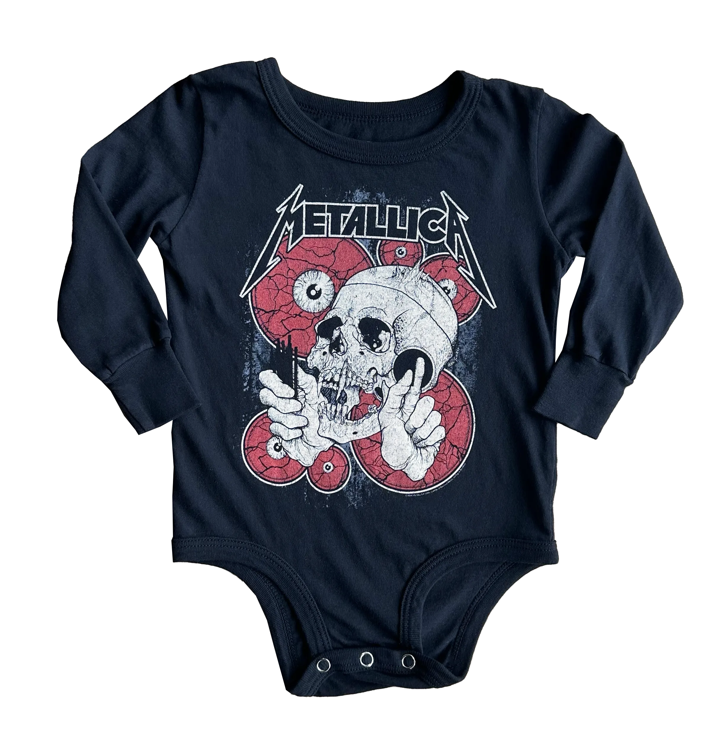 Metallica concert Skull LS Onesie