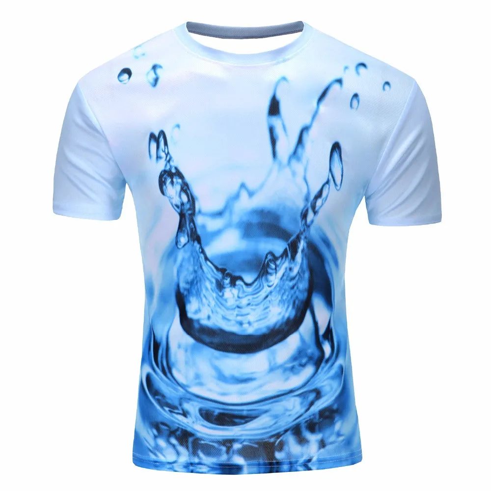 New Fashion 3D Printed Men T-shirt