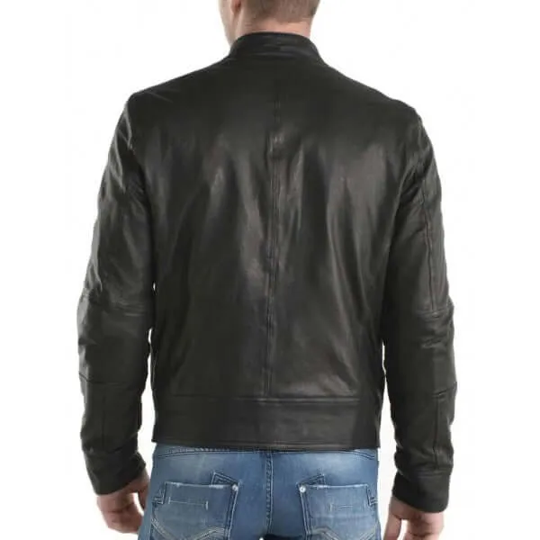 New Soft Slim Fit Genuine Leather jacket, Mens Fashion Jacket Men