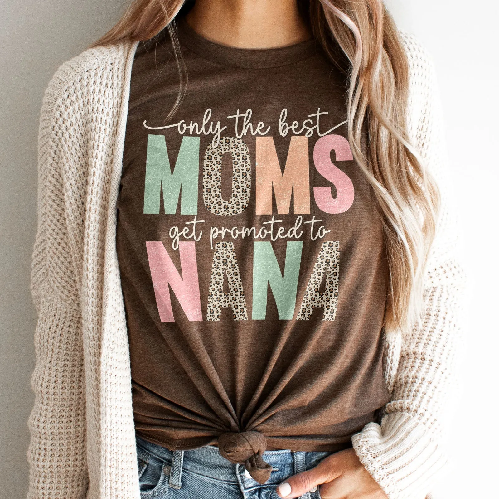 Only The Best Moms Get Promoted Tee Shirts For Women - Christian Shirts for Women - Religious Tee Shirts