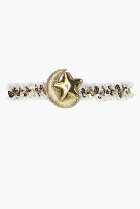 Ooahooah Moon And Star Baby Girls Headband - Gold